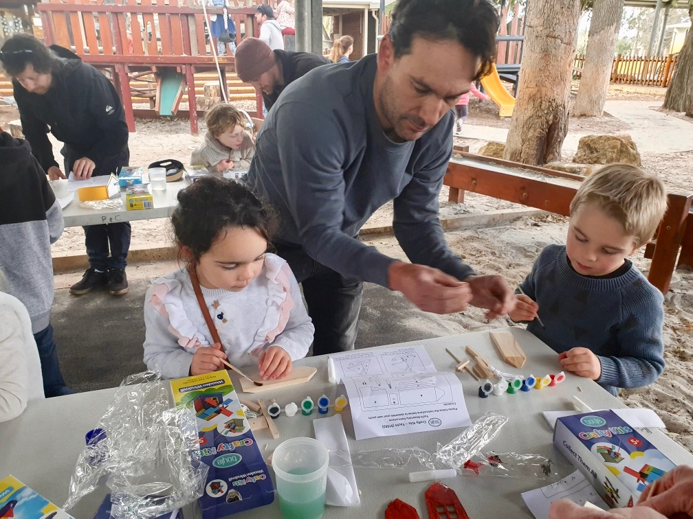 Kindy celebrates our Dad's Day • Vasse Primary School